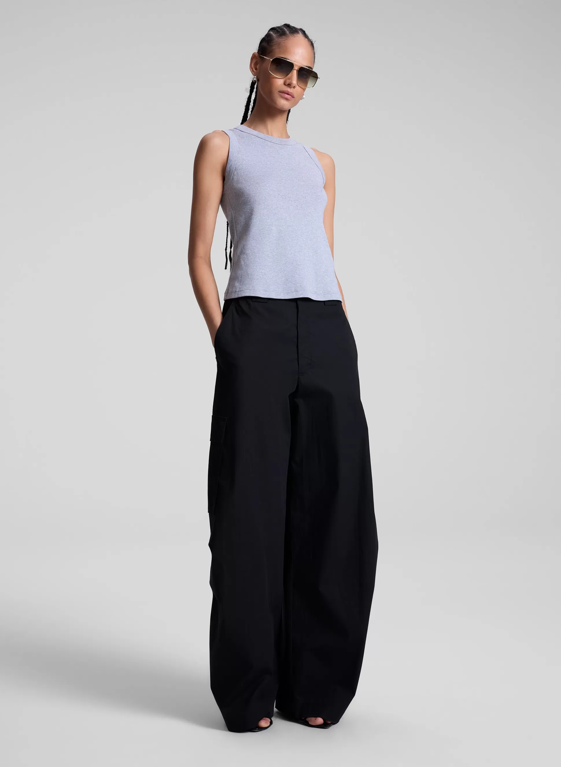 Bottoms>A.L.C. Brie Cotton Cargo Pant Black