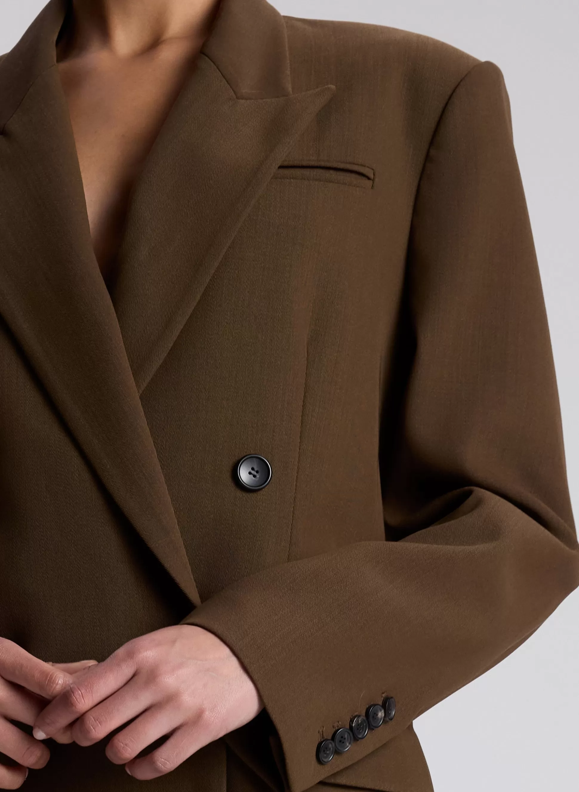 Jackets & Coats | Suits>A.L.C. Calla Oversized Tailored Jacket Sycamore