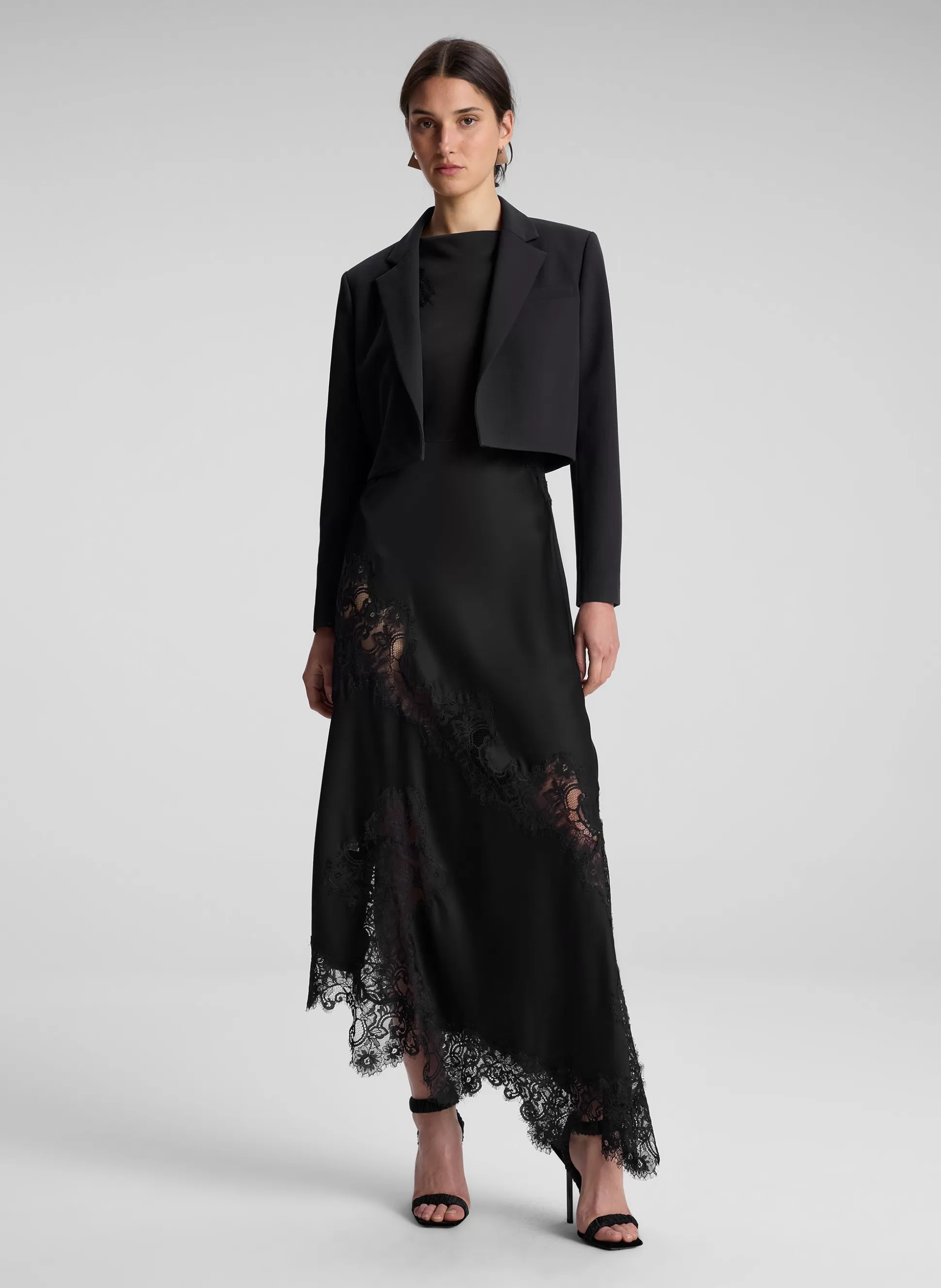 Jackets & Coats>A.L.C. Cole Cropped Jacket Black