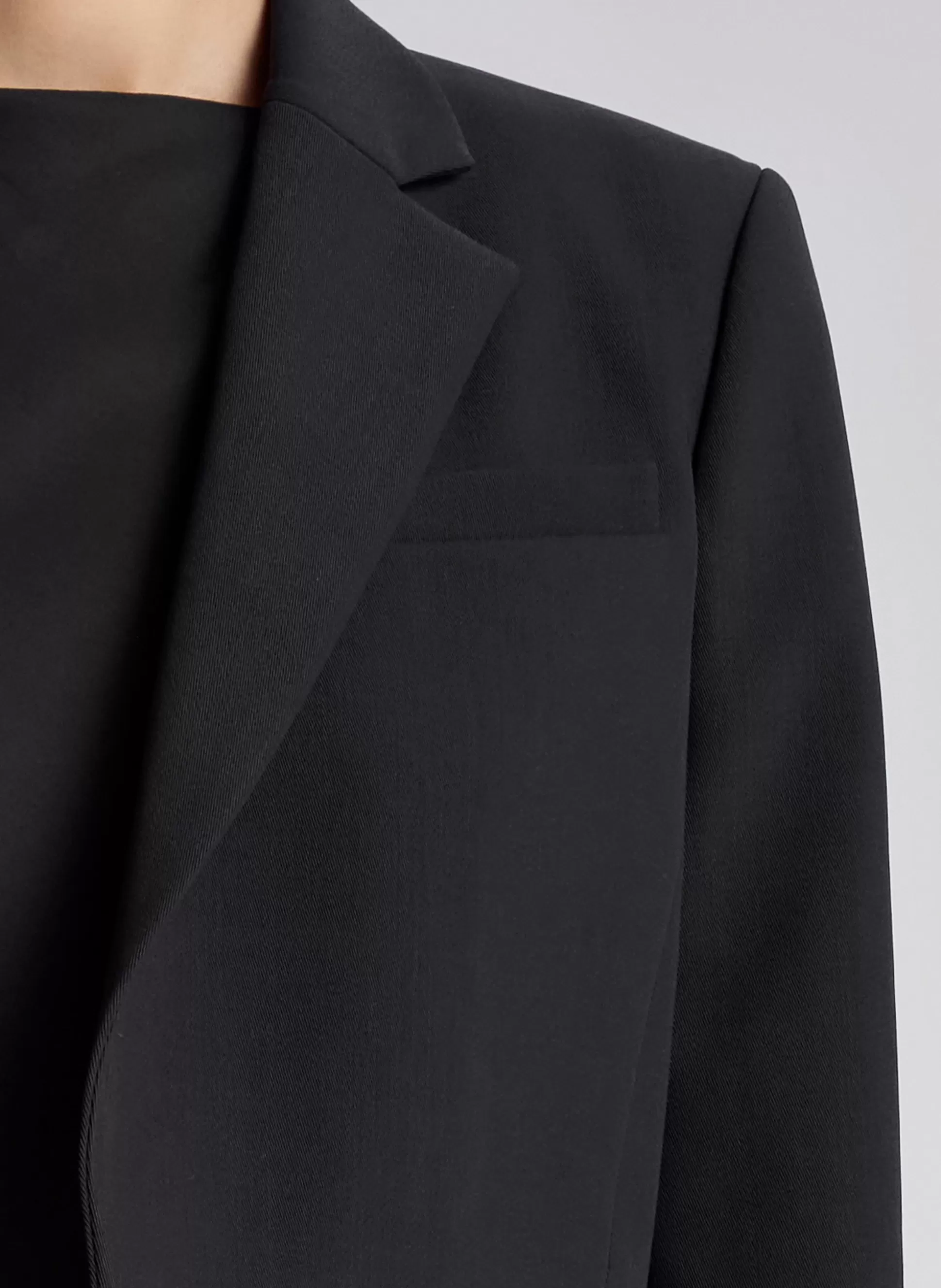 Jackets & Coats>A.L.C. Cole Cropped Jacket Black