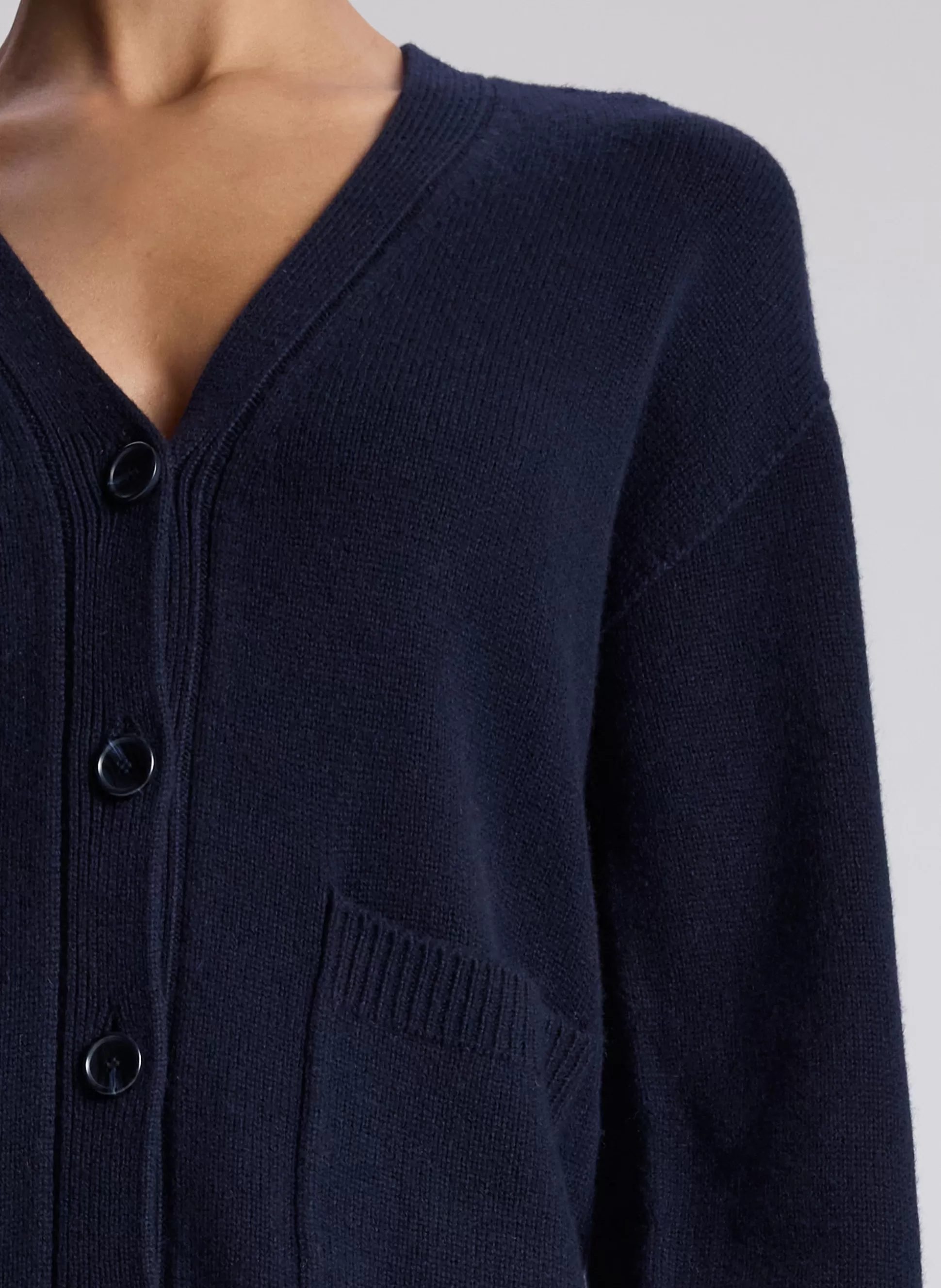 Tops | Sweaters>A.L.C. Emory Cashmere Cardigan Navy