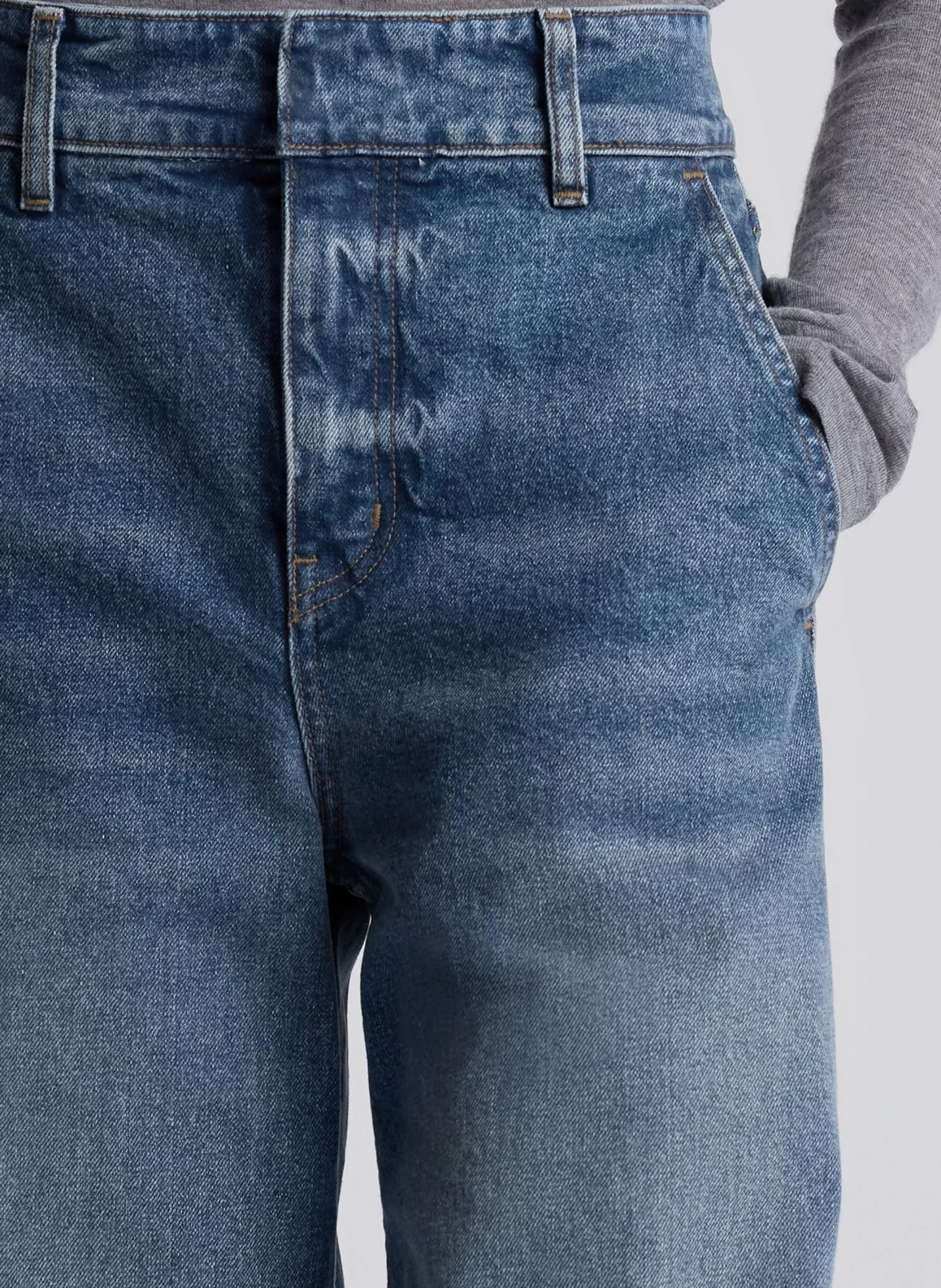 Bottoms>A.L.C. Grant Stretch Wide Leg Jean Medium Wash