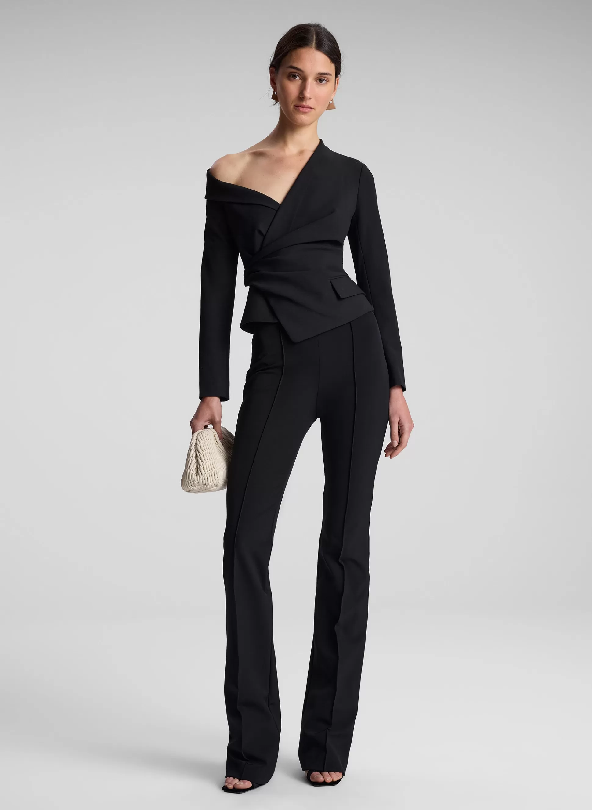 Tops>A.L.C. Skyla Asymmetric Top Black