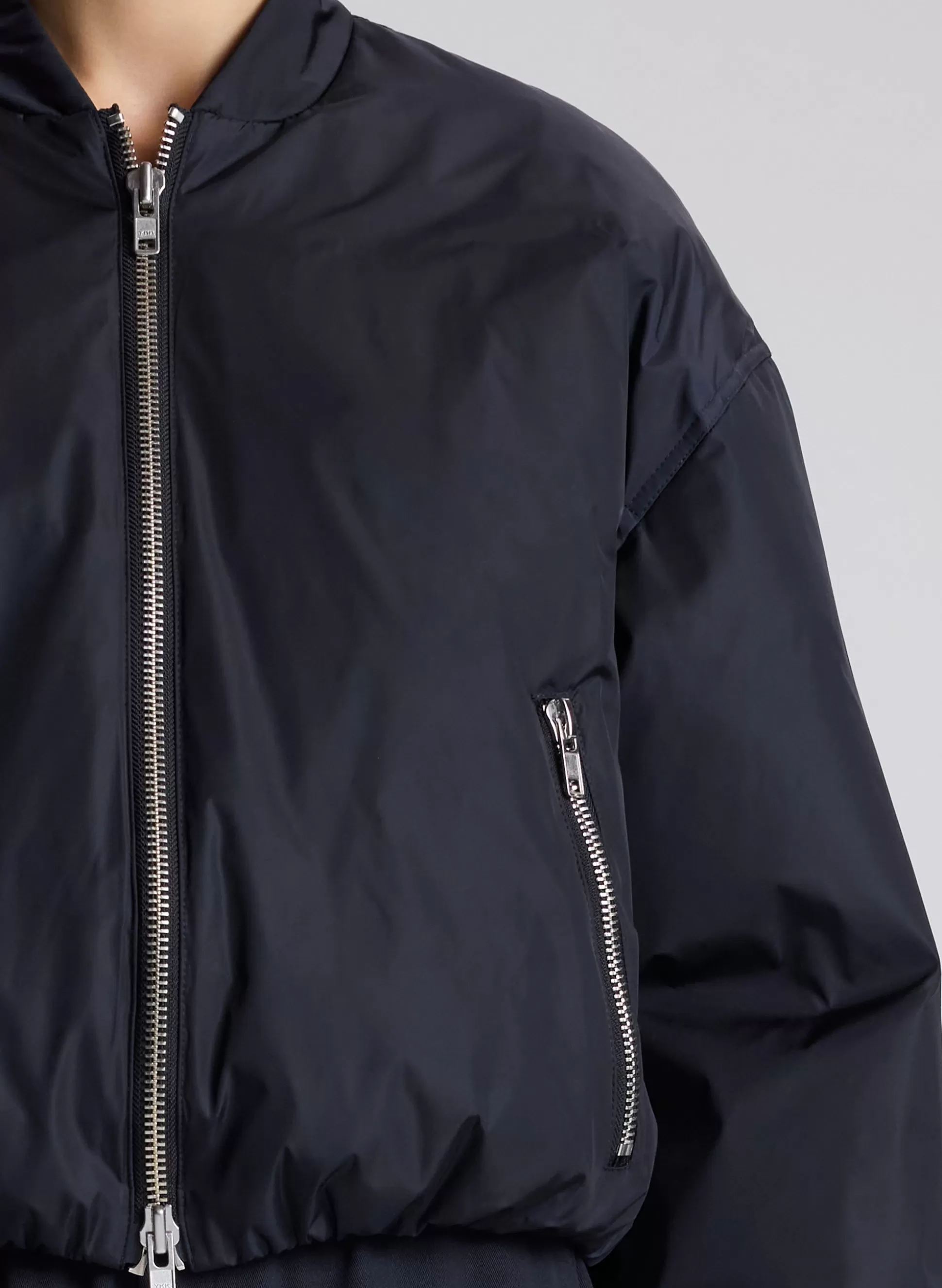 Jackets & Coats>A.L.C. Zane Nylon Bomber Jacket Maritime Navy